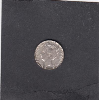 Beschrijving: 25 Cent WILHELMINA